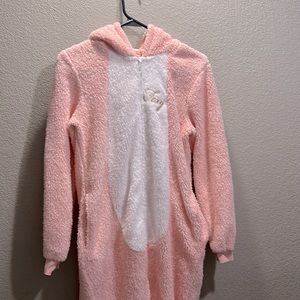 Pink Foxy Fox onesie without feet